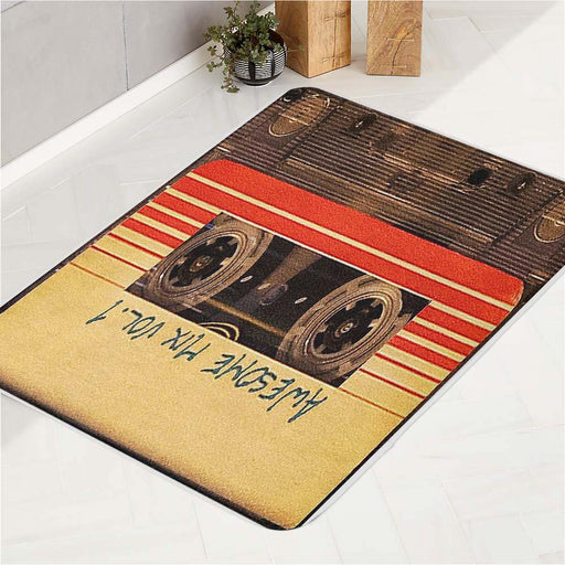 Awesome Mix Vol 1 Art bath rugs