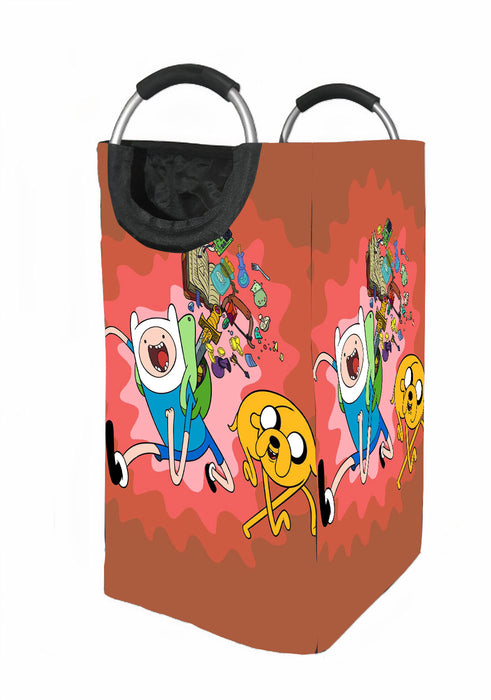 always together finn and jack adventure time Laundry Hamper | Laundry Basket