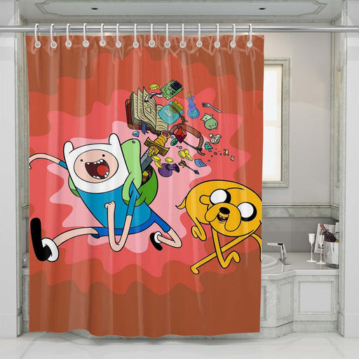 always together finn and jack adventure time shower curtains