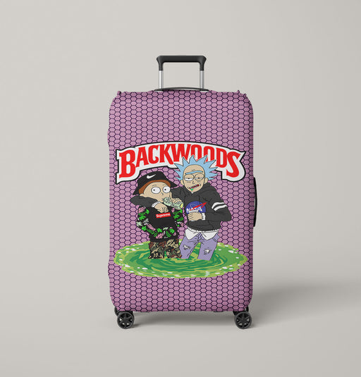 backwoods rick and morty 1 Luggage Cover | suitcase