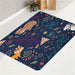 animal nature like bear in the night bath rugs