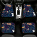 animal nature like bear in the night Car floor mats Universal fit