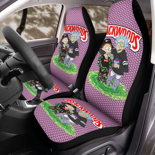 Backwoods Rick And Morty 1 Car Seat Covers