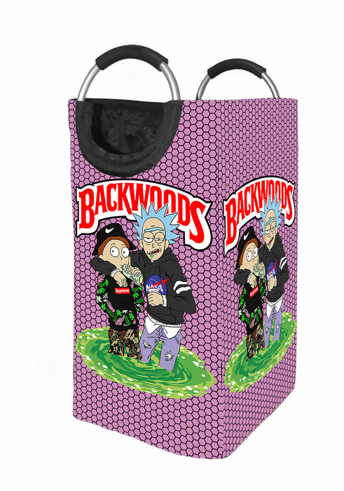 backwoods rick and morty 1 Laundry Hamper | Laundry Basket