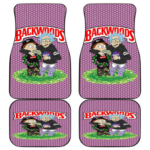 Backwoods Rick And Morty 1 Car floor mats Universal fit