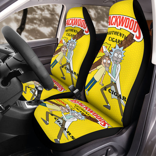 BACKWOODS RICK AND MORTY 2 Car Seat Covers