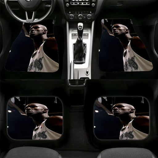 angry face from nba player Car floor mats Universal fit