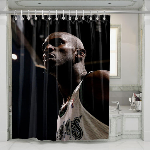 angry face from nba player shower curtains