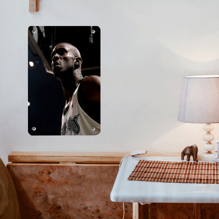 angry face from nba player Poster Metal print wall art