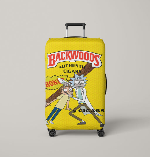 backwoods rick and morty 2 Luggage Cover | suitcase