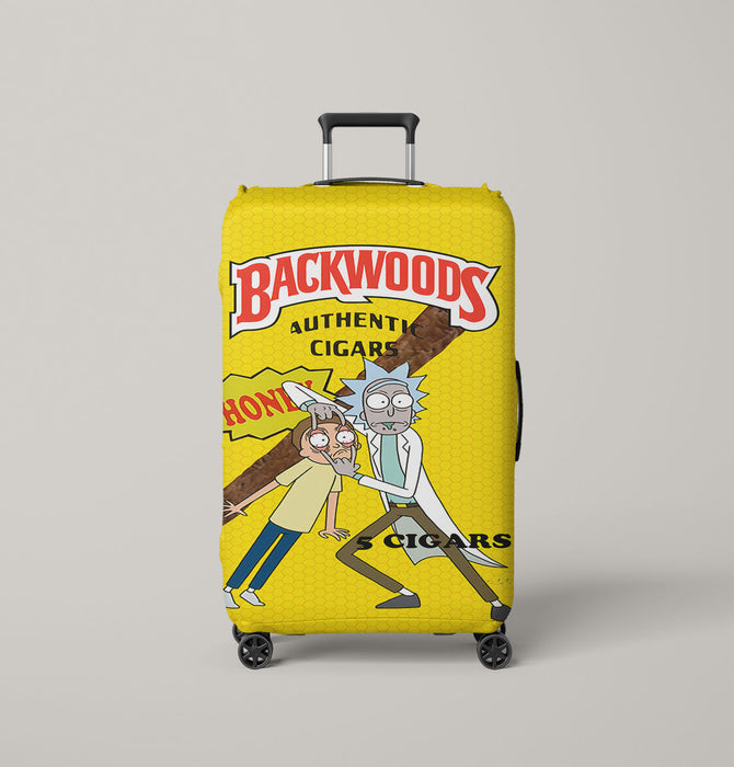 backwoods rick and morty 2 Luggage Cover | suitcase