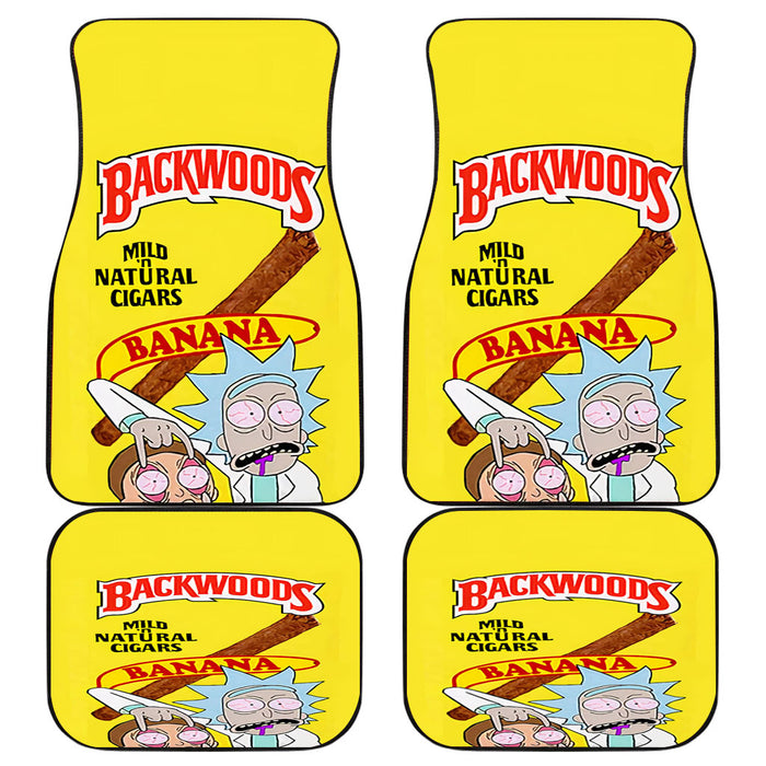 Backwoods Rick And Morty Car floor mats Universal fit