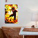 angry of bakugo from my hero academia Poster Metal print wall art