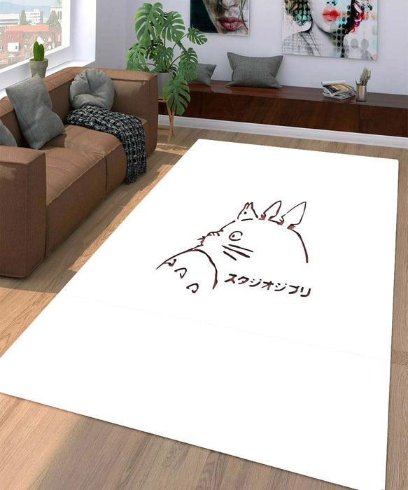 animal my neighbor totoro Living room carpet rugs