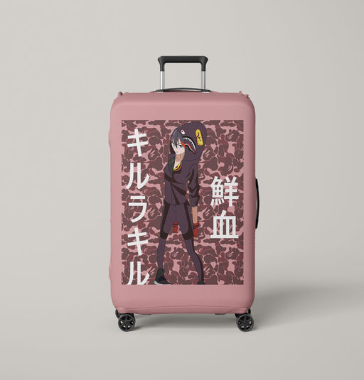 anime girl x bathing ape Luggage Covers | Suitcase