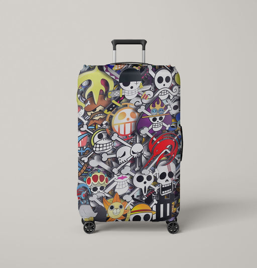 badges sunny go onepiece Luggage Cover | suitcase