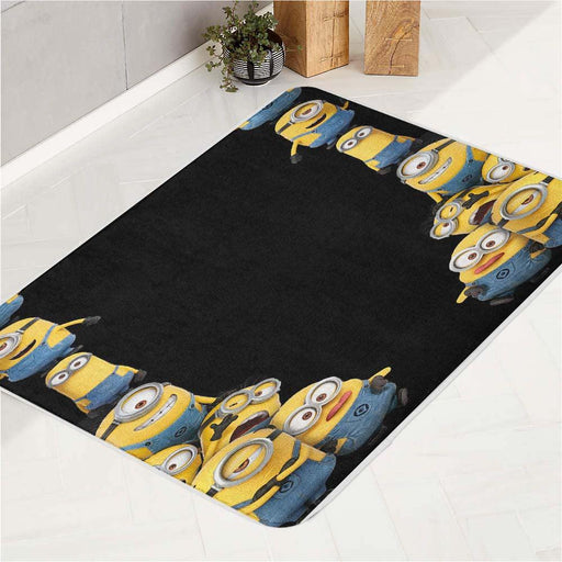 animation movie character minions bath rugs