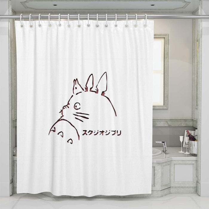 animal my neighbor totoro shower curtains