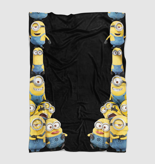 animation movie character minions Ultra soft fleece blanket