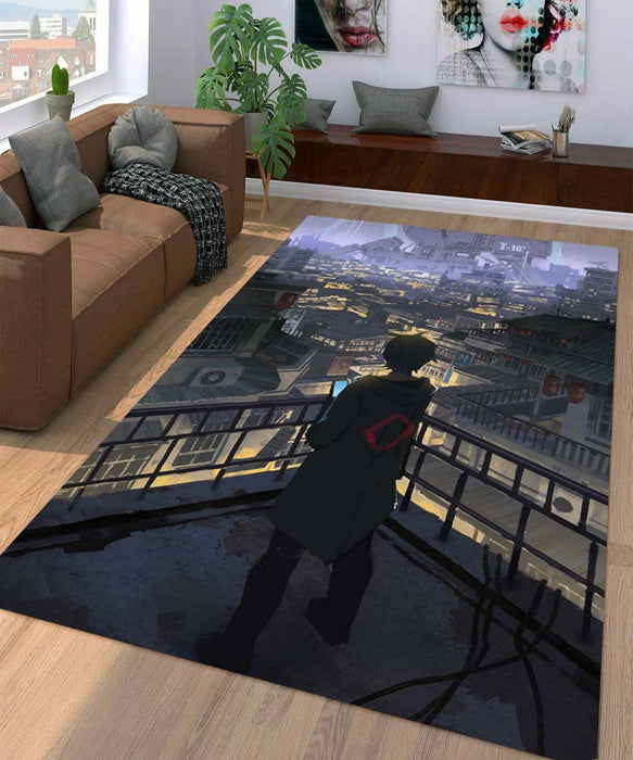 anime 2049 style Living room carpet rugs