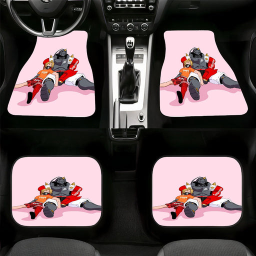 anime look so hypebeast with supreme Car floor mats Universal fit