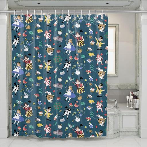 another style of disney art shower curtains