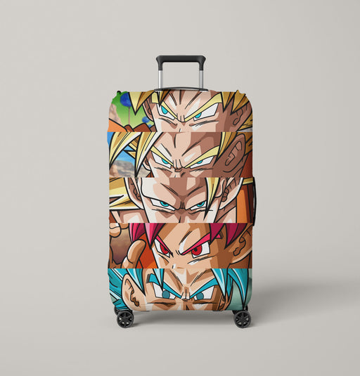 any eyes of goku Luggage Covers | Suitcase