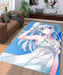 anime cute girl Living room carpet rugs