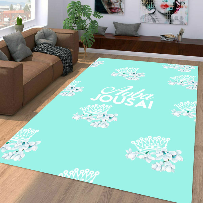 aoba jousai haikyuu team Living room carpet rugs