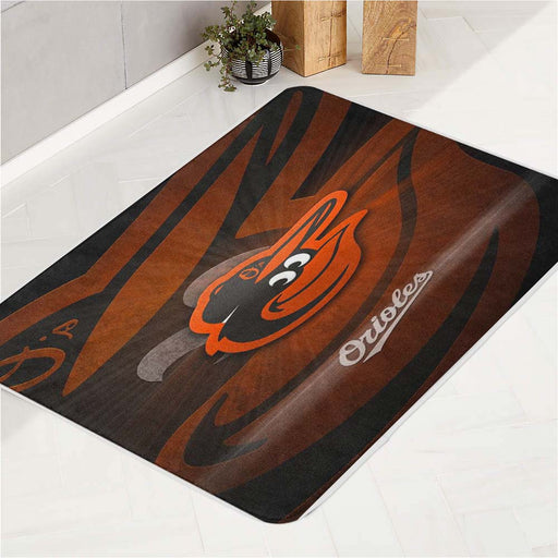 baltimore orioles wallpaper bath rugs