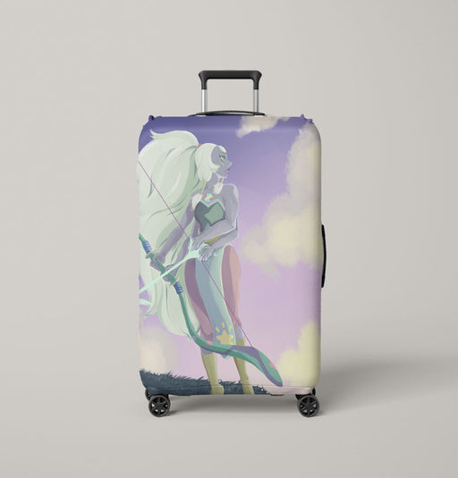 archer opal painting Luggage Covers | Suitcase