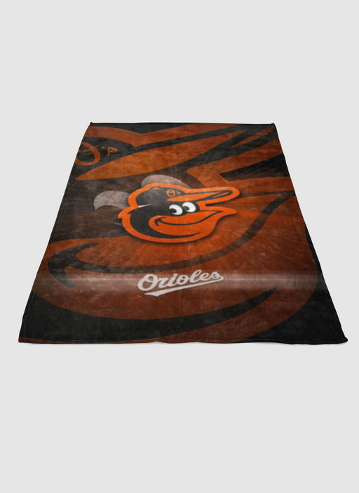 baltimore orioles wallpaper soft fleece blanket