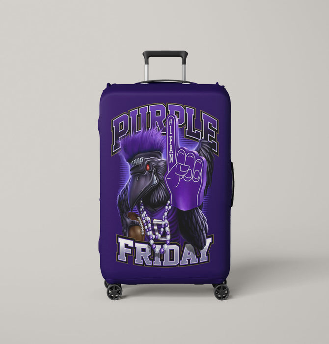 baltimore ravens purple friday Luggage Cover | suitcase