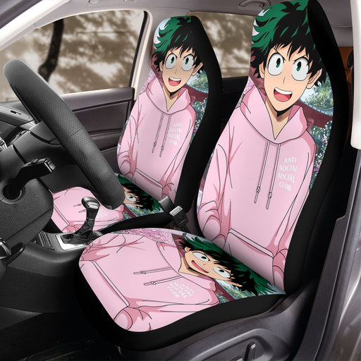 anti social-social club midoriya izuku Car Seat Covers