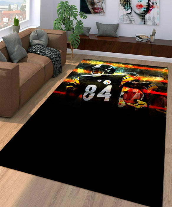 antonio bown steelers player nfl Living room carpet rugs