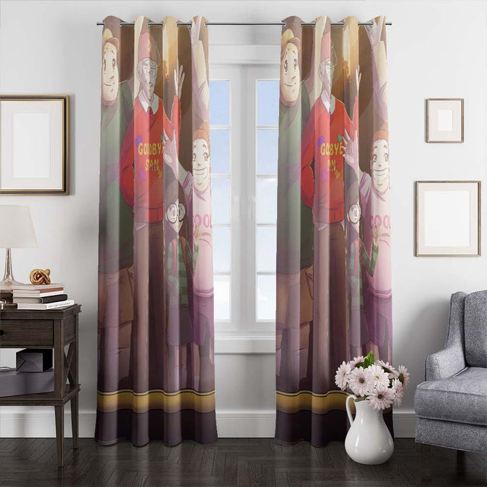 anime gravity falls window curtains