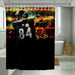 antonio bown steelers player nfl shower curtains