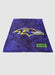 baltimore ravens wallpaper soft fleece blanket