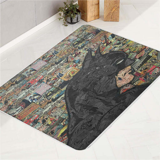 batman comics bath rugs