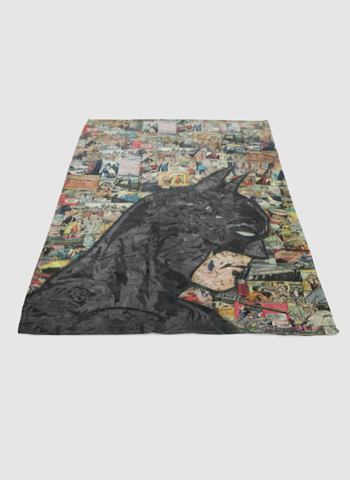 batman comics soft fleece blanket