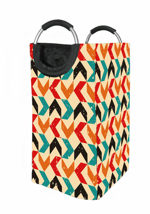 arrow colorful grunge pattern Laundry Hamper | Laundry Basket