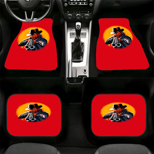 art arthur morgan red Car floor mats Universal fit