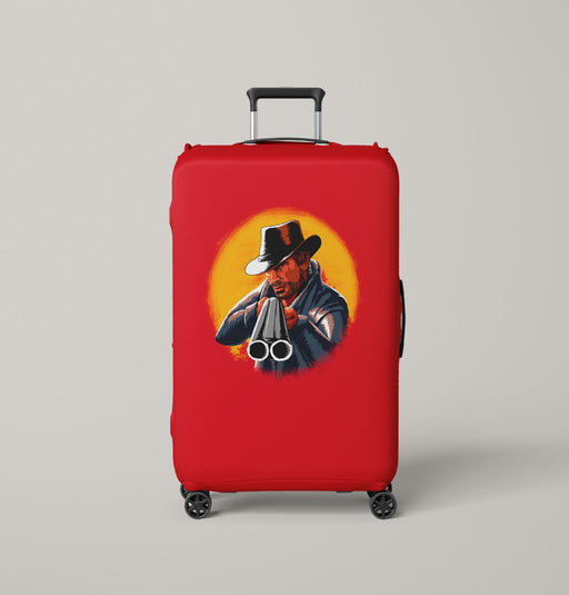 art arthur morgan red Luggage Covers | Suitcase