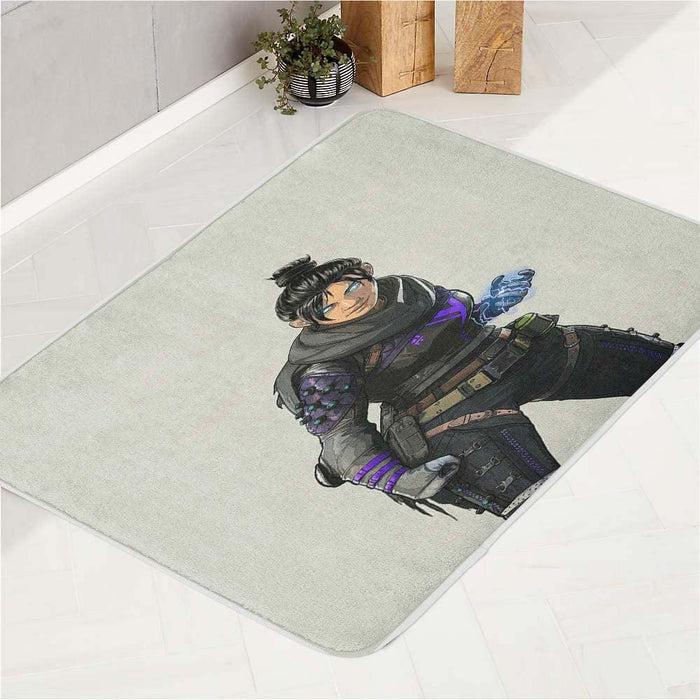 apex legends girl wraith bath rugs