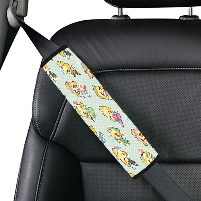 art animal crossing girl game Car seat belt cover