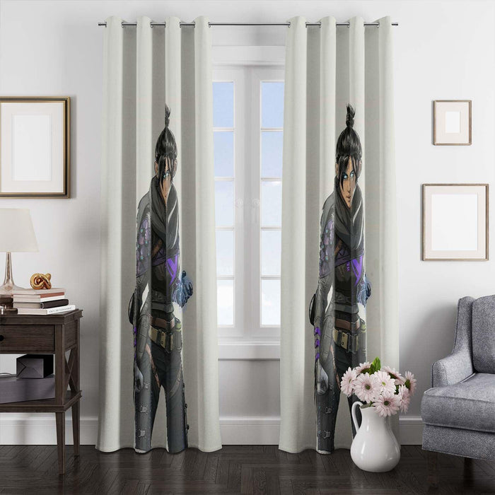 apex legends girl wraith window Curtain