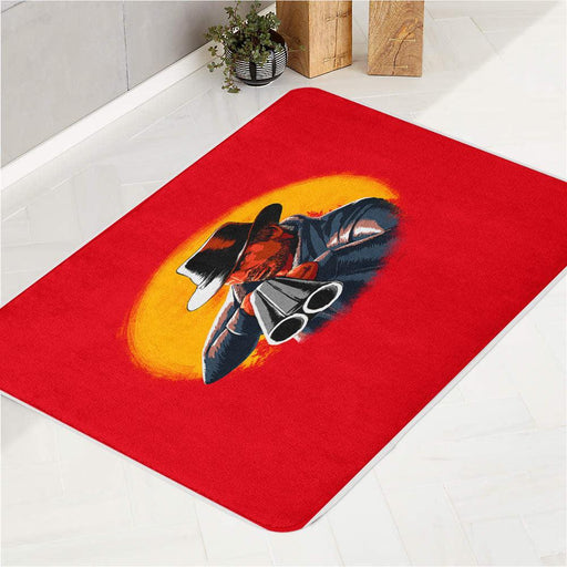 art arthur morgan red bath rugs