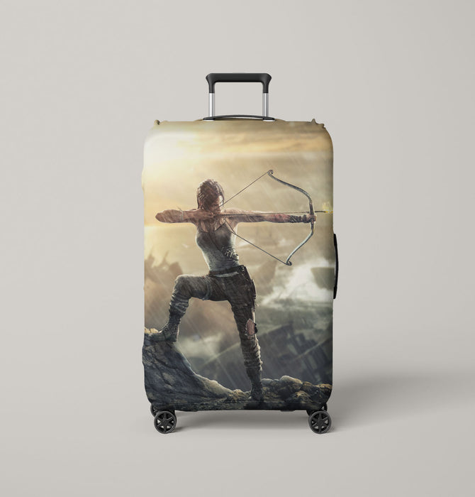 archer lara croft tomb raider Luggage Covers | Suitcase