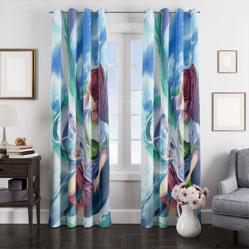 another style spirited away window curtains