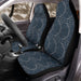 art deco blue mural Car Seat Covers